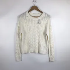 タグ付き GAP ケーブルニットセーター レディース M ホワイト 3412202604060002