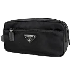プラダ PRADA ロゴプレート セカンドバッグ ナイロン ネロ(ブラック) 2NA819 メンズ 【中古】のサムネイル