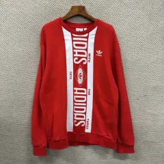 アディダス ビックプリンティングロゴ スウェットシャツ スウェット L A08872