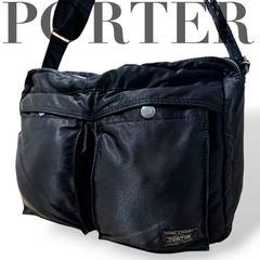 美品 廃盤 PORTER CUE ショルダーバッグ ブラック ポーター 入手困難