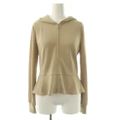 フォクシーニューヨーク FOXEY NEW YORK 34259 Parka Jasmine ジップアップパーカー ジャケット 40 ベージュ /NR ■OSのサムネイル