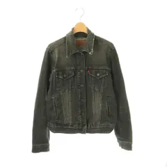 リーバイス Levi's USA製 デニムジャケット トラッカージャケット Gジャン M グレー /HK ■OS