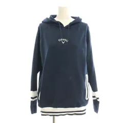 キャロウェイ CALLAWAY パーカー L 紺 ネイビー フード 長袖 ロゴ刺繍 /LP ■ECE003