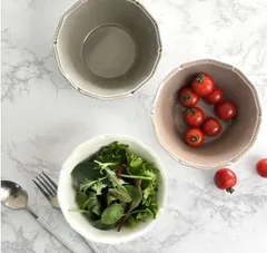 【2色セット】サラダボウル 中鉢 日本製 美濃焼 電子レンジ対応 食洗機対応