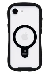iFace Reflection iPhone 17e/16e ケース MagSafe 対応 MagSynq クリア 強化ガラス(ブラック)【 アイフェイス アイフォン17e 16e 用 magsafe マグセーフ スマホケース iphone17e iphma