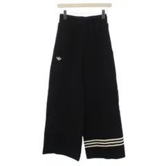 アディダスオリジナルス adidas originals ワイドレッグパンツ トラックパンツ L 黒 IB7307 /BM