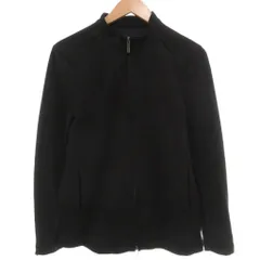 コムサメン COMME CA MEN ブルゾン ダブルジップ フェイクスエード スタンドカラー S 黒 ブラック /IB ■ECF003