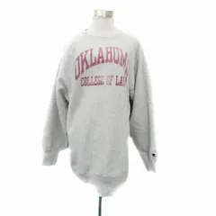 チャンピオン CHAMPION Reverse Weave Sweat 90年代 OKLAHOMA トレーナー 長袖 プリント XXL グレー 赤 レッド /HO28 ■GY01
