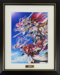 [중고] 원화 일러스트 보드 부속품 포함) 퀴즈 RPG 마법사와 검은 고양이 위즈 12th ANNIVERSARY 복권 S상 S-01 캐릭터 파인 그래프