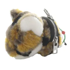 ケンゾー KENZO Tiger コイン パース イン プラッシュ チャーム コインケース ブラウン /YO13のサムネイル