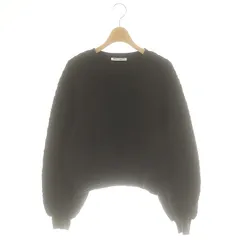 B&Y ユナイテッドアローズ BEAUTY&YOUTH ビューティー&ユース レオパードジャカード プルオーバー トレーナー F 黒 ブラック /AT ■OS ■AX