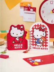 (予約配送) 正規品 ハローキティ スプリング 手帳 ノート キーホルダー 2種 (COLORバインダー リフィル)