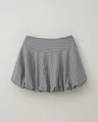 ニブ Twist Stripe Balloon Skirt - M
