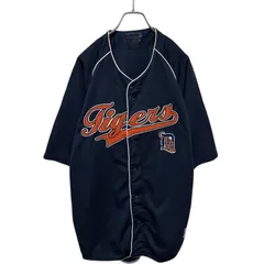 【MLB】 Detroit Tigers Baseball Shirts デトロイトタイガース ゲームシャツ ベースボールシャツ S-5579