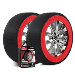 BAOJIADA【チェーン規制対応】布製 タイヤチェーン スノーソックス 軽自動車 チェーン 日本新技術の3D繊維素材 非金属タイヤチェーン 軽量 静音 簡単装着 布製タイヤすべり止め スノーチェーン 冬季 雪道 凍結 正規品 BA84適応タ 01160cee