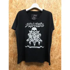 【中古】[印象BC] KAWI JAMELE カウイジャミール レディース FREE ブラック 黒 Tシャツ Uネック スカル×ペンタゴンプリント 『STRANGER』 カットソー 半袖のサムネイル