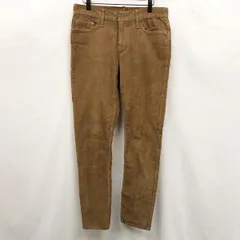 【中古】[印象AB] American Eagle アメリカンイーグル パンツ レディース 30 ブラウン 綿×ポリウレタン コーデュロイ スリム ストレッチ ジップフライのサムネイル