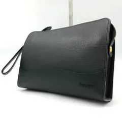 バーバリーズ Burberrys セカンドバッグ クラッチバッグ 黒 レザー