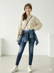 ディースクエアード2 スキニー ジッパー デニム パンツ_38