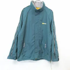 【中古】[印象B] VANS ヴァンズ バンズ メンズ M エメラルドグリーン ナイロン100% ジャケット ブルゾン フリース裏地 ベルクロ×ジップ留め ラグラン 長袖のサムネイル