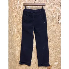 【中古】[印象AB] arnold palmer アーノルドパーマー レディース 1 ネイビー・ダークパープル系 綿100% 【日本製】 コーデュロイパンツ ロゴ刺繍 裾にベルトのサムネイル