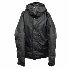 【中古】[印象AB] SOPHNET. ソフネット ダウンパーカー / ダウンジャケット メンズ S 黒 ポリ100%(ダウン95%＋フェザー5%) 内ポケット×３ 前立ての内側にジップポケット 左手首にジップポケット 内側にパウダーガードと調節ゴム 肉厚のサムネイル