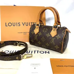 【本物】ルイ ヴィトン ミニバッグ ミニスピーディ Mini Speedy モノグラム M41534 LOUIS VUITTON ハンドバッグ ミニボストン