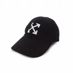 オフホワイト OFF WHITE バイアスロゴ キャップ 黒 ブラックのサムネイル