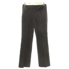 23区 オンワード樫山 スラックス パンツ センタープレス 38 チャコールグレー /NU ■GY43