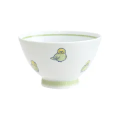 ☆ セキセイインコ/緑 ☆ corottori お茶碗 茶碗 子供 おしゃれ 子ども こども 小さめ 可愛い 茶わん 子ども食器 ごはん茶碗 ご飯茶碗 日本製 波佐見焼 シンプル キャラクター 男の子 男子 女子 女の子 かわいい キッチン雑貨のサムネイル