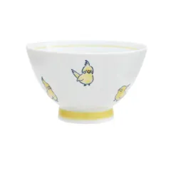 ☆ オカメインコ/黄 ☆ corottori お茶碗 茶碗 子供 おしゃれ 子ども こども 小さめ 可愛い 茶わん 子ども食器 ごはん茶碗 ご飯茶碗 日本製 波佐見焼 シンプル キャラクター 男の子 男子 女子 女の子 かわいい キッチン雑貨 ギフト 贈りもののサムネイル
