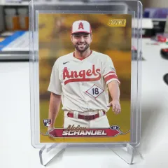 LAエンゼルス ノーラン・シャヌエル 2024 TOPPS スタジアム ルーキー GOLD포일 カード