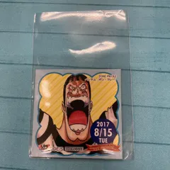 ワンピース 365日ステッカー ベンサム(Mr.2ボン・クレー) 2017 8/15 TUE ジャンプショップ限定