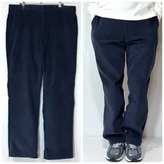 80s Levi's リーバイス ヴィンテージ 細畝 コーデュロイパンツ スラックス 実寸W37L30 ネイビー 紺 NAVY LEVI’S MENSWEAR ストレート ワイドパンツ 太め ドレスパンツ コーズ ワイドバギー 1980年代 p26033530