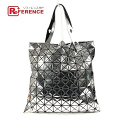 ISSEY MIYAKE イッセイミヤケ ショルダーバッグ BAOBAO バオバオ PVC シルバー