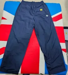 デサント ネイビー トレーニング ズボン L