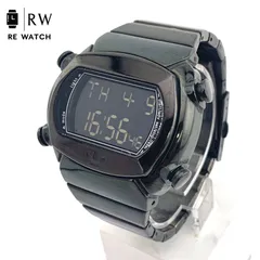 【中古】adidas 1844  デジタル腕時計 ブラックのサムネイル