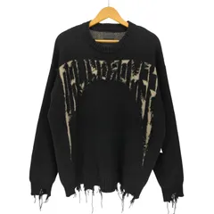 ダンケシェーン Danke Schon DAMAGE KNIT CREWNECK PALINDROMES メンズ import：L のサムネイル