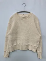 URBAN RESEARCH DOORS アーバンリサーチドアーズ Tシャツ/カットソー M アイボリー 無地 ショート丈 長袖 クルーネック(丸首)