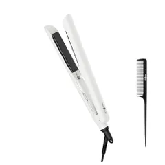 [ mod's hair ] スタイリッシュ マイナスイオンストレートアイロン (MHS-2520-W)【マイナスイオン搭載！ストレートもカールもしっとりツヤのある仕上がりに♪】ヘアアイロン アイロン 海外対応 ヘア ヘアーアイロン コンパク 1d9dcb07