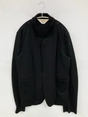 SUNSEA/15SS/テーラードジャケット/2/コットン/BLK/無地 SUNSEA テーラードジャケット 2 ブラック コットン 無地 ミドル丈
