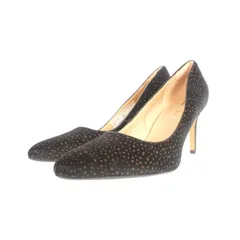 クラークス clarks Laina Rae ライナラエ ハラコ パンプス 靴 UK6 ダークブラウン 茶