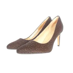 クラークス clarks Laina Rae ライナラエ ハラコ パンプス 靴 UK3.5 22.5cm ダークブラウン 茶