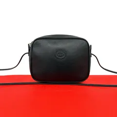 極 美品 希少品 GUCCI グッチ オールドグッチ GG ロゴ 金具 レザー 本革 ミニ ショルダーバッグ ポシェット ブラック 黒 36574