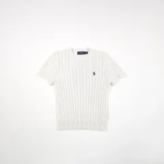 ポロラルフローレン ケーブルニット 半袖 Tシャツ