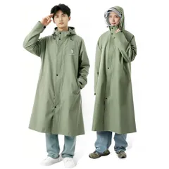 ☆新品☆[Frizkyn] レインコート 自転車【超軽量設計・通気機能・高耐水】 レインコート レディース 自転車 カッパ リュック対応 レインポンチョ メンズ 反射テープ ロング レインウェア 雨具 おしゃれ 多機能 丈夫 通勤通学 防風防 15a663bb