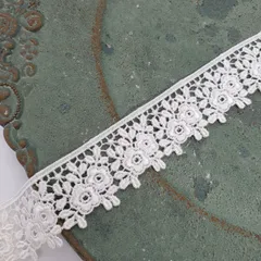 国産レーヨンケミカルレース　小花