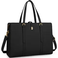 【在庫セール】[Dakuly] トートバッグ レディース ビジネスバッグ 大容量 A4対応 リクルートバッグ 2way 15.6インチ 自立 ショルダー 就活 通勤 通学 仕分け 外ポケット 撥水加工 肩掛け 持ち手調節可能 ファスナー付き