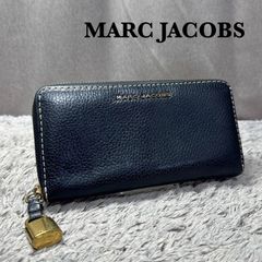 超美品マークジェイコブス☆ロングジッピーウォレット 長財布 グレイン 