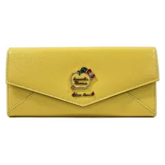 Samantha Thavasa Petit Choice(サマンサタバサプチチョイス) 長財布美品  イエロー ラメ/HELLO KITTYコラボ